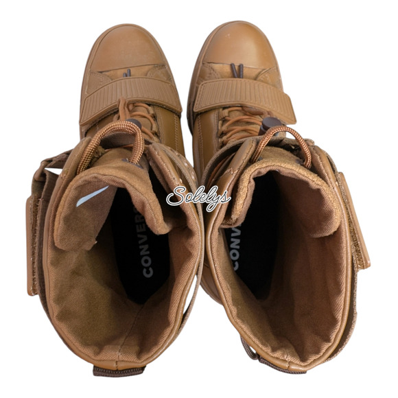 Converse CTAS GR82 XHI Leather Platform Sneaker Boot Mountain Club Clove Brown 8 - Picture 8 of 10